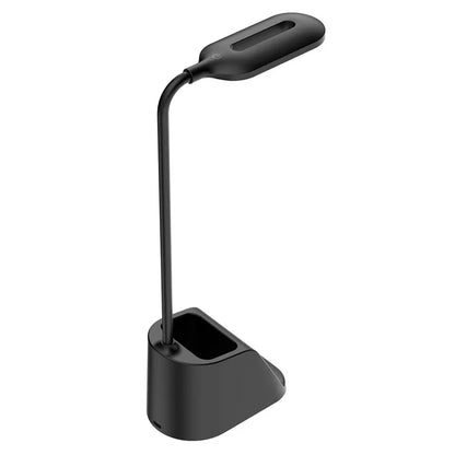 HT-507 3-in-1 Eye Protection LED Desk Lamp 15W Phone Wireless Charger Pen Holder