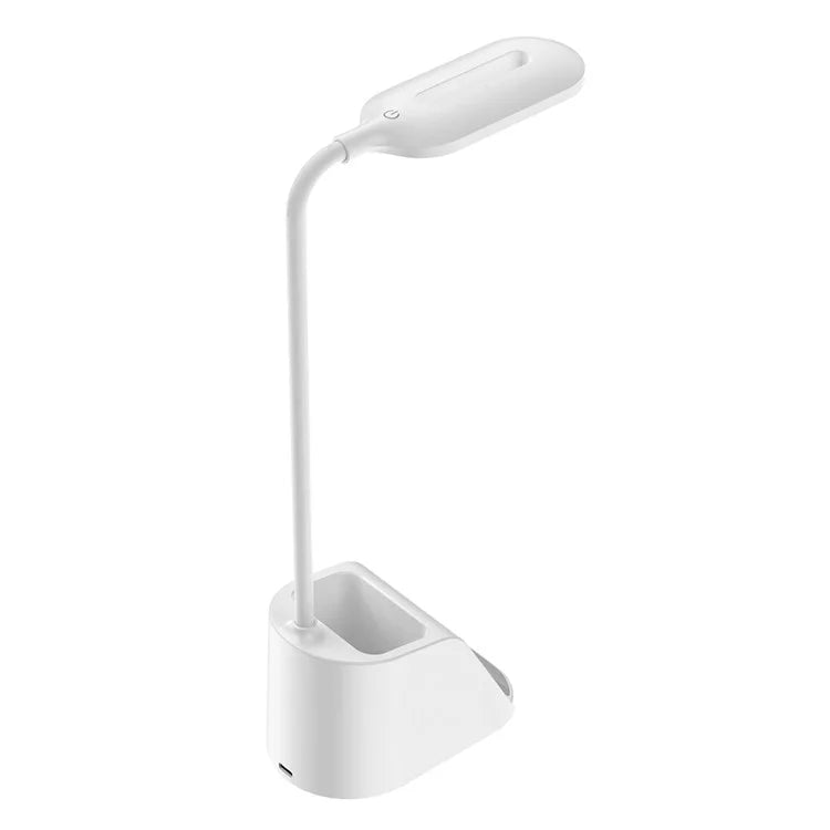 HT-507 3-in-1 Eye Protection LED Desk Lamp 15W Phone Wireless Charger Pen Holder