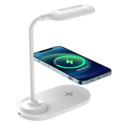 HT-510 2-in-1 Eye Protection LED Desk Lamp 15W Phone Wireless Charger