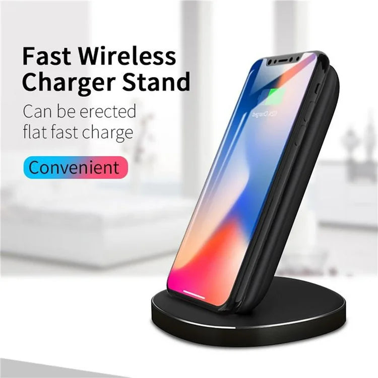 Wireless Charger 15W Fast Charging Stand Desk Phone Charger Pad