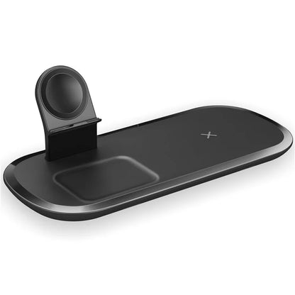 Wireless Charger for iPhone / AirPods / Apple Watch, Charging Station Stand 3-In-1 Charging Pad