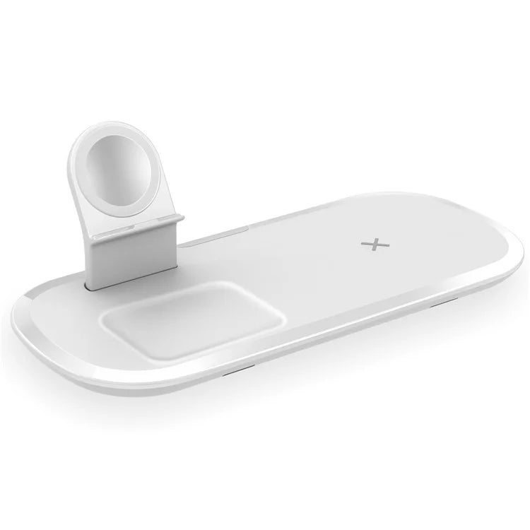 Wireless Charger for iPhone / AirPods / Apple Watch, Charging Station Stand 3-In-1 Charging Pad
