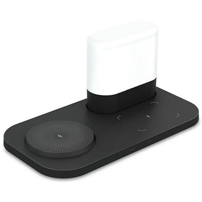 Phone Charging Station Earphone Wireless Charger Nightstand Lamp Home Decoration Birthday Gift