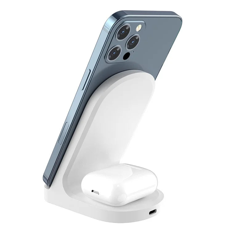 HT-511 15W Wireless Charger Stand for iPhone Charging Pad for AirPods