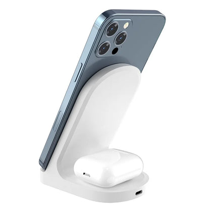 HT-511 15W Wireless Charger Stand for iPhone Charging Pad for AirPods