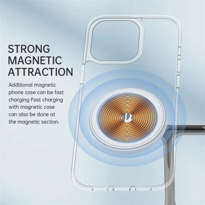 T255 Watch / Earphone / Cellphone 3-in-1 Desktop Charging Stand Qi2 15W Magnetic Wireless Charger
