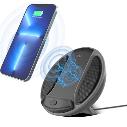 HT-529 15W Wireless Charger Phone Charging Pad with Bluetooth Speaker Function