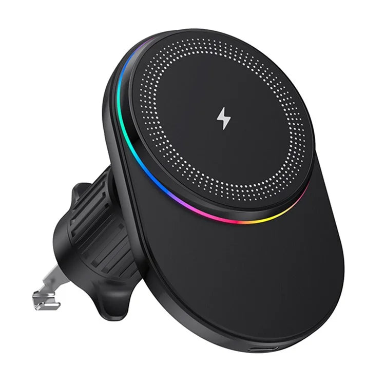 Compatible with MagSafe Magnetic Wireless Charger Car Air Outlet Mount Cell Phone Bracket Holder