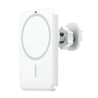 Car Phone Mount Magnetic Wireless Charger Air Outlet Cell Phone Bracket Compatible with MagSafe