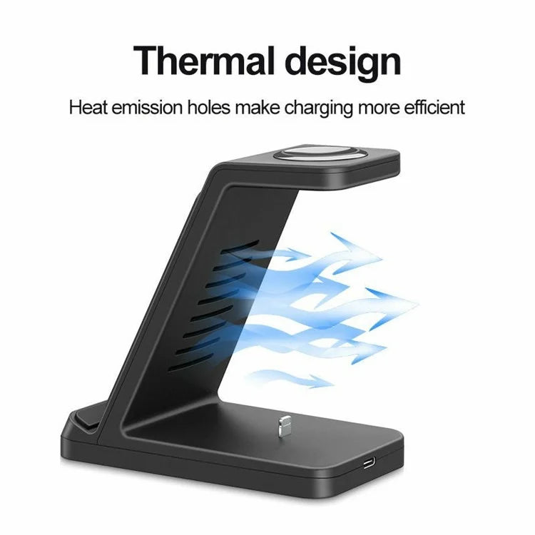 3-in-1 Wireless Charger for Airpods / Mobile Phone / Smart Watch Charging Station