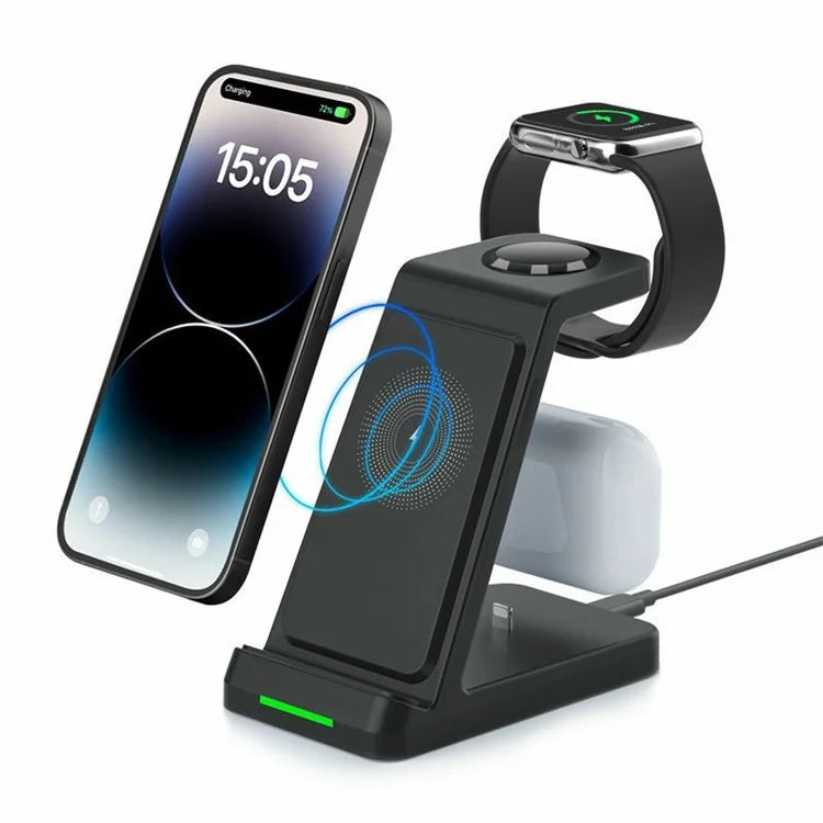3-in-1 Wireless Charger for Airpods / Mobile Phone / Smart Watch Charging Station