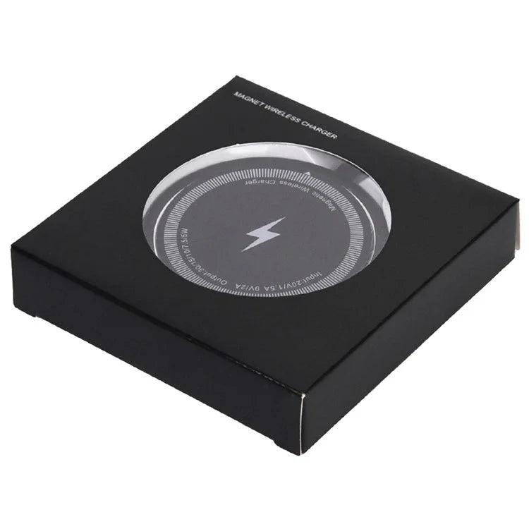 W104 USB+Type-C Interface Wireless Charger 15W Wireless Charging Pad Compatible with MagSafe