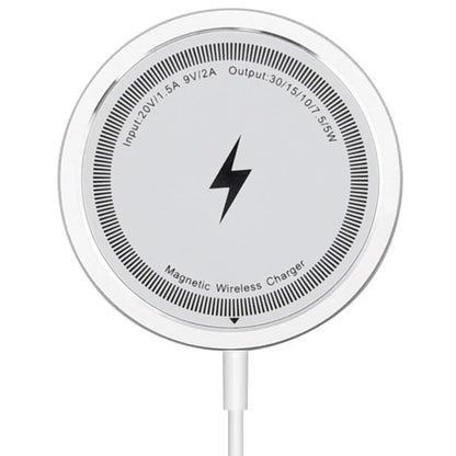 W104 Round Magnetic Wireless Charger 15W Phone Wireless Charging Pad with Type-C Cable