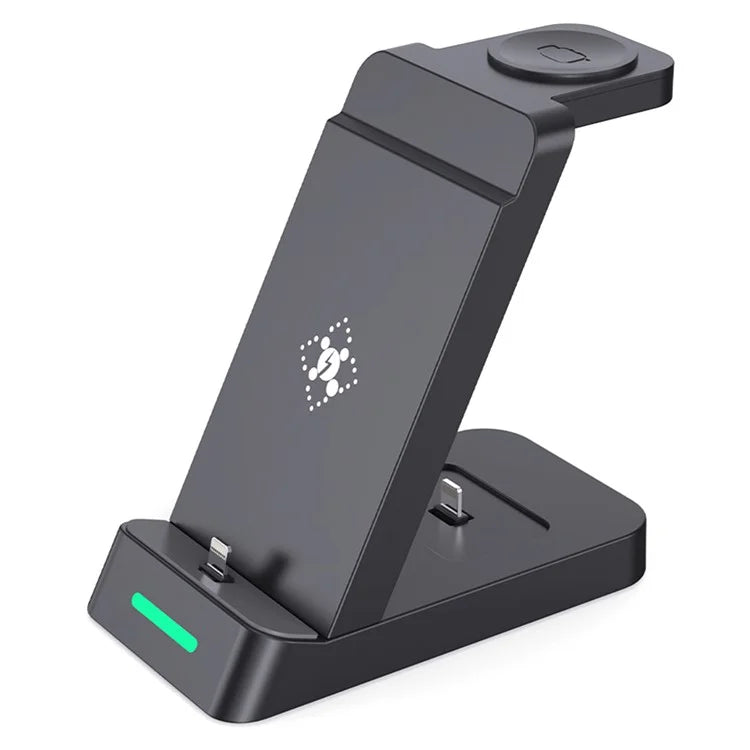 B20 For Apple Watch Wireless Charger Phone Earphone Desktop Charging Stand