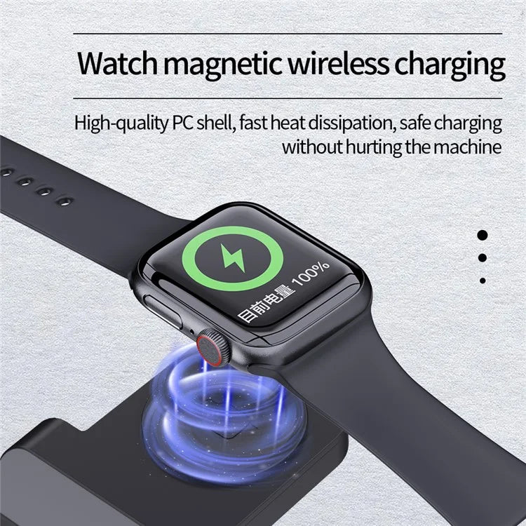 B20 For Apple Watch Wireless Charger Phone Earphone Desktop Charging Stand