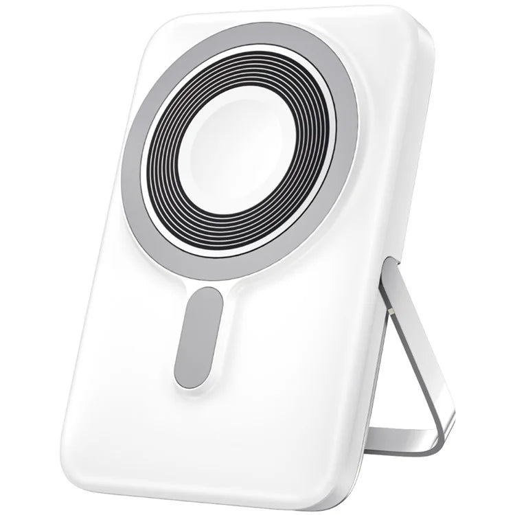 WIWU Elite Series Wi-P018 10000mAh Power Bank 3-in-1 Magnetic Wireless Charger with Kickstand