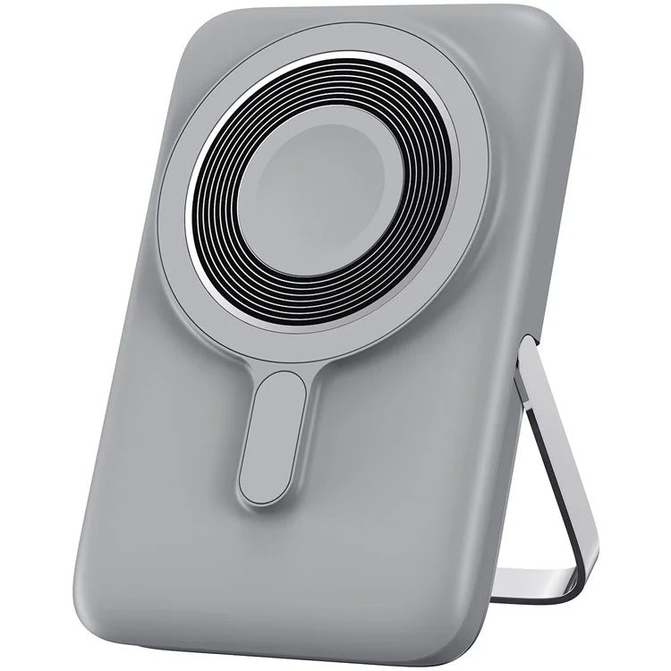 WIWU Elite Series Wi-P018 10000mAh Power Bank 3-in-1 Magnetic Wireless Charger with Kickstand
