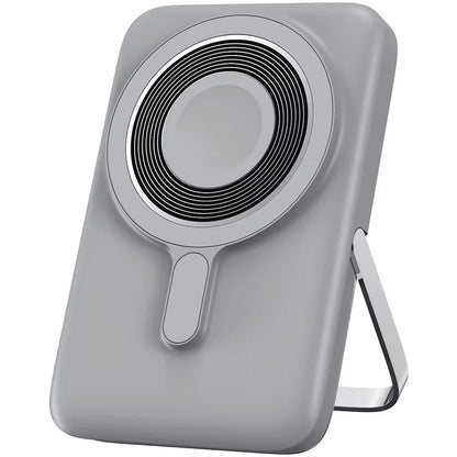 WIWU Elite Series Wi-P018 10000mAh Power Bank 3-in-1 Magnetic Wireless Charger with Kickstand