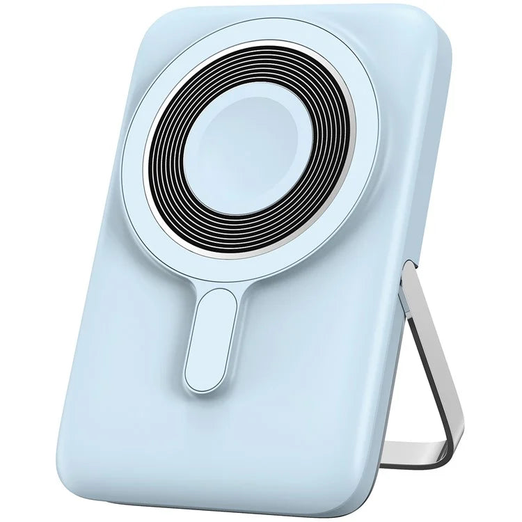 WIWU Elite Series Wi-P018 10000mAh Power Bank 3-in-1 Magnetic Wireless Charger with Kickstand