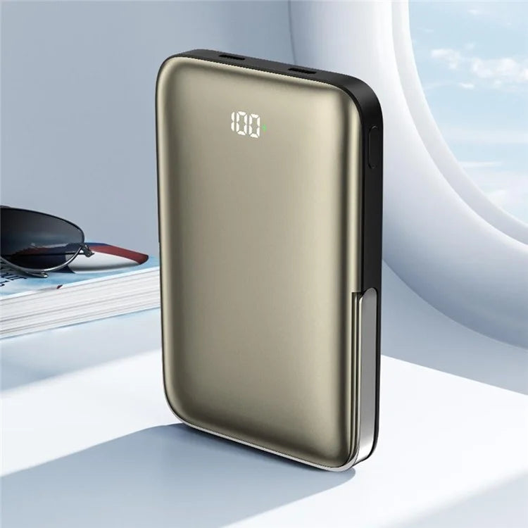WIWU Elite Series Wi-P018 10000mAh Power Bank 3-in-1 Magnetic Wireless Charger with Kickstand