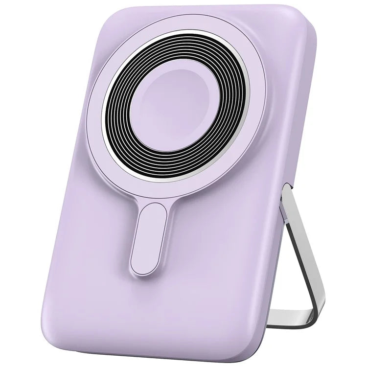 WIWU Elite Series Wi-P018 10000mAh Power Bank 3-in-1 Magnetic Wireless Charger with Kickstand