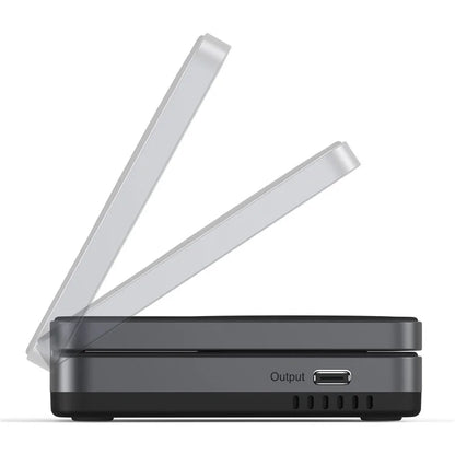 YF-M29 Qi2 Certified 2-in-1 15W Magnetic Wireless Charger with Aluminum Alloy Frame for Earbuds  /  iPhone