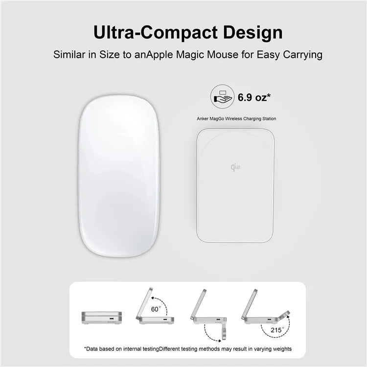 YF-M27 Qi2 Certified 3-in-1 15W Magnetic Wireless Charger with Aluminum Alloy Frame for Earbuds  /  Apple Watch  /  iPhone