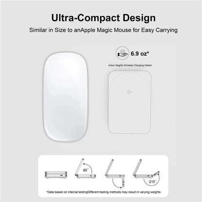 YF-M27 Qi2 Certified 3-in-1 15W Magnetic Wireless Charger with Aluminum Alloy Frame for Earbuds  /  Apple Watch  /  iPhone