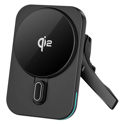 WIWU CH-323 Qi2 MAGO Wireless Car Mount Charger Vehicle Air Vent Phone Holder Compatible with MagSafe