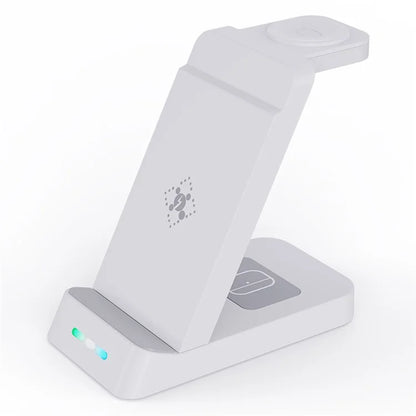 B-20A Wireless Charger for Samsung Galaxy Phone  /  Watch  /  Buds 3 in 1 Wireless Charger Stand Dock Station