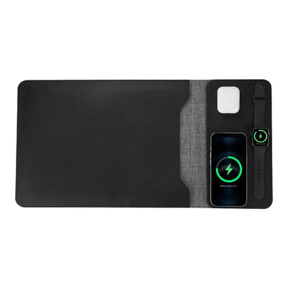 FLD-F8 5-in-1 Notebook Bag Tablet Laptop Sleeve Bag Mouse Pad Wireless Charger