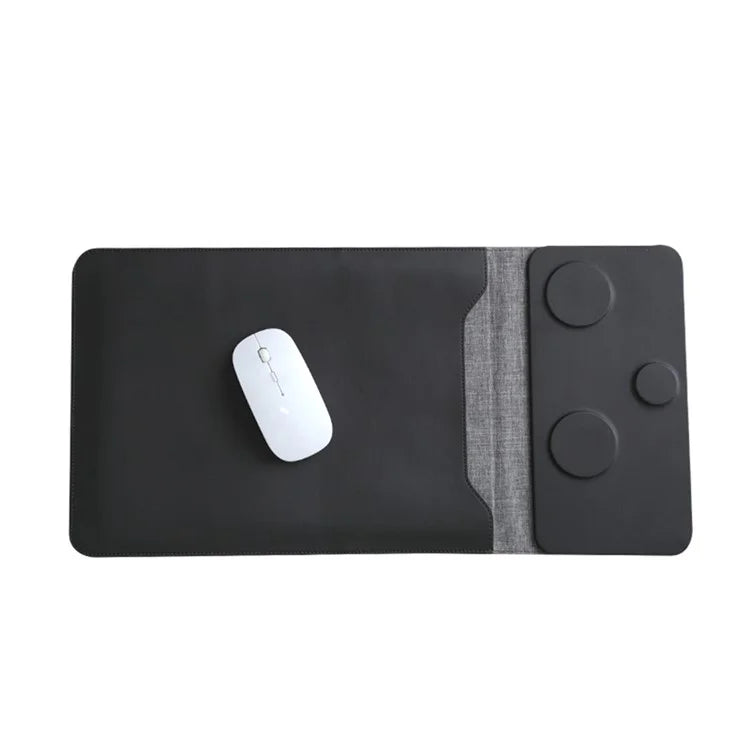 FLD-F8 5-in-1 Notebook Bag Tablet Laptop Sleeve Bag Mouse Pad Wireless Charger