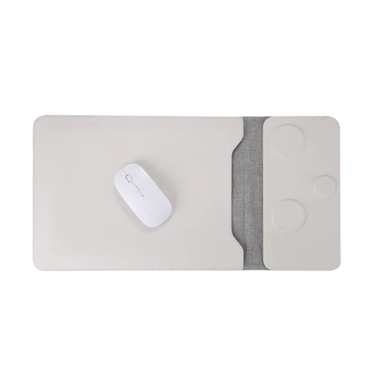 FLD-F8 5-in-1 Notebook Bag Tablet Laptop Sleeve Bag Mouse Pad Wireless Charger