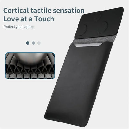 FLD-F8 5-in-1 Notebook Bag Tablet Laptop Sleeve Bag Mouse Pad Wireless Charger