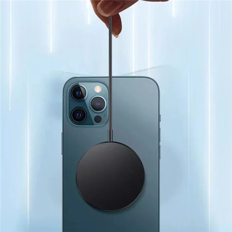 C12 Type-C Cable Round Magnetic Wireless Charger Phone Charging Pad