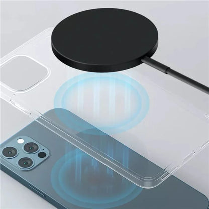 C12 Type-C Cable Round Magnetic Wireless Charger Phone Charging Pad