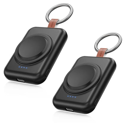 A-03 1800mAh Mini Power Bank for Samsung Galaxy Watch 6 / 5 / 5 Pro / 4 / 3 / Active / Active 2 Portable Wireless Charger