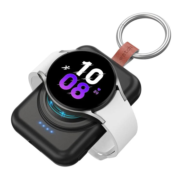 A-03 1800mAh Mini Power Bank for Samsung Galaxy Watch 6 / 5 / 5 Pro / 4 / 3 / Active / Active 2 Portable Wireless Charger