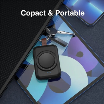 A-03 1800mAh Mini Power Bank for Samsung Galaxy Watch 6 / 5 / 5 Pro / 4 / 3 / Active / Active 2 Portable Wireless Charger