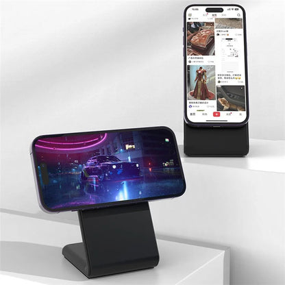 M2 15W Wireless Charging Stand for iPhone 12 / 13 / 14 / 15 Series Magnetic Wireless Charger (CE FCC ROHS UKCA) / White
