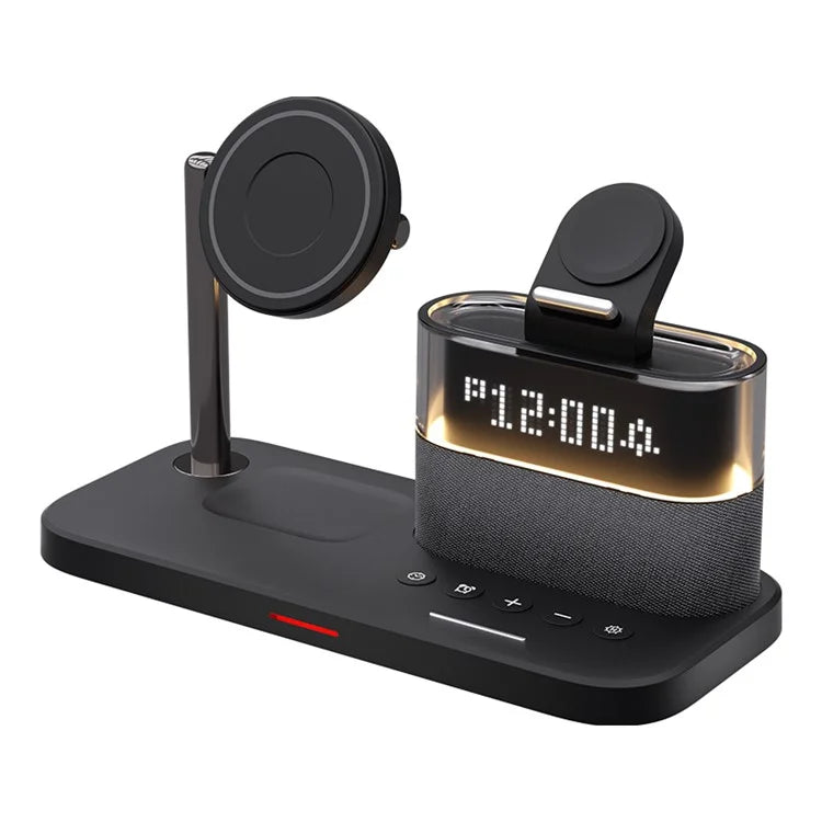 C09 Cell Phone Magnetic Wireless Charger Multi-Function Charging Station for Headset, Watch