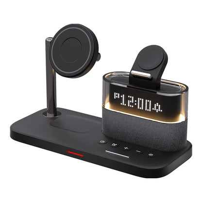 C09 Cell Phone Magnetic Wireless Charger Multi-Function Charging Station for Headset, Watch