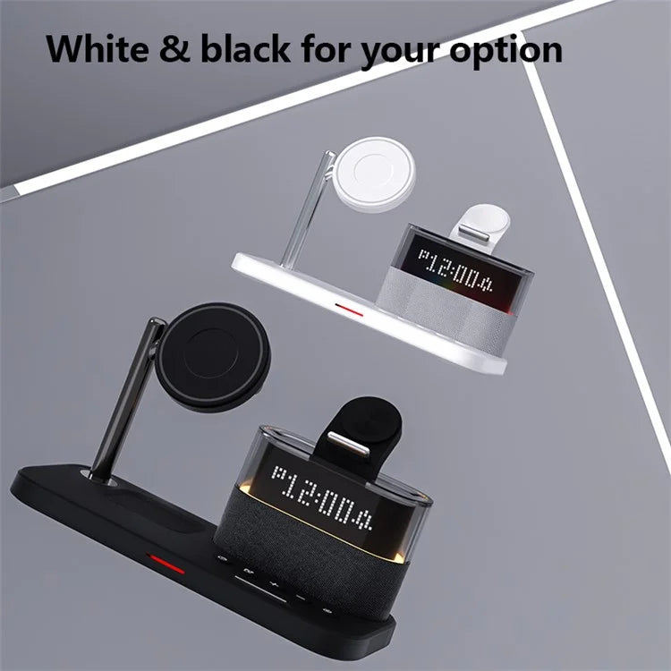 C09 Cell Phone Magnetic Wireless Charger Multi-Function Charging Station for Headset, Watch