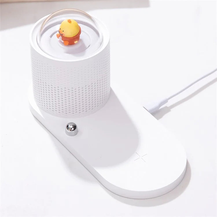 ICARER FAMILY Touch Sensor Cartoon Night Light Wireless Charger Pad for Mobile Phone