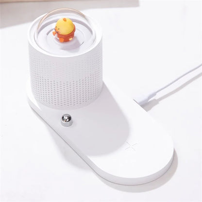 ICARER FAMILY Touch Sensor Cartoon Night Light Wireless Charger Pad for Mobile Phone