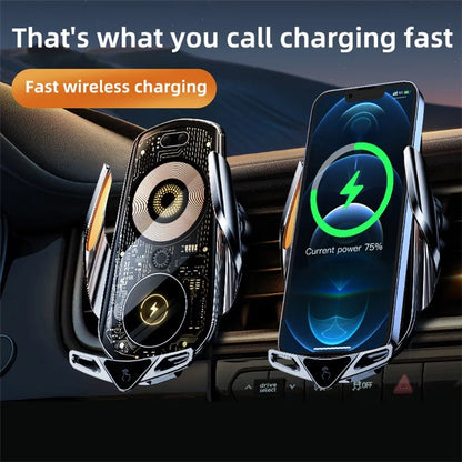 C19 Magnetic Phone Mount Car Air Vent Phone Holder Wireless Charger