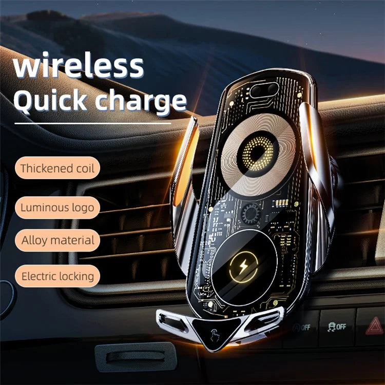 C19 Magnetic Phone Mount Car Air Vent Phone Holder Wireless Charger