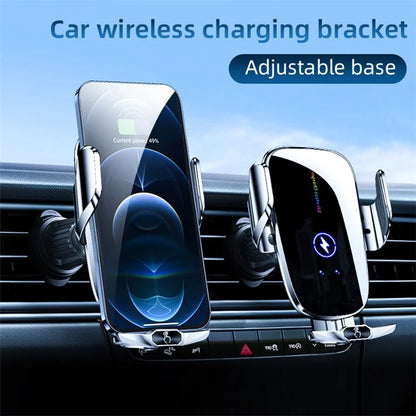 C6 Magnetic Wireless Car Charger Air Vent Car Phone Mount for 5.4-7.2 inch Phones