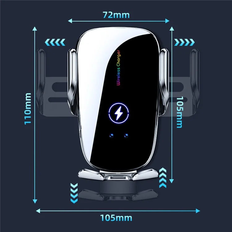 C5 Car Air Vent Phone Mount Wireless Phone Charger Cell Phone Bracket