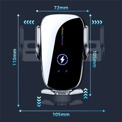 C5 Car Air Vent Phone Mount Wireless Phone Charger Cell Phone Bracket